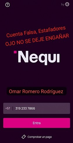 CUENTAS FALSAS, ESTAFADORES