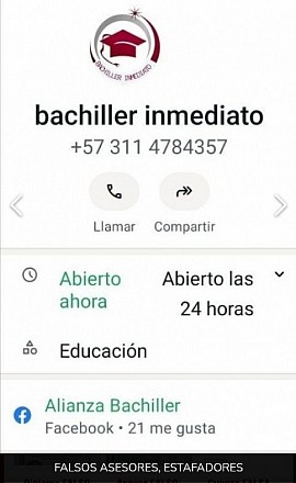 OJO FALSOS ASESORES
